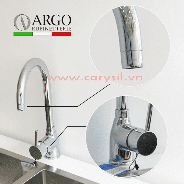 Vòi Rửa Chén Bát Cao Cấp Argo - Mã i-2521- các chi tiết được làm rất tỉ mỉ - sắc sảo - sang trọng - thanh lịch