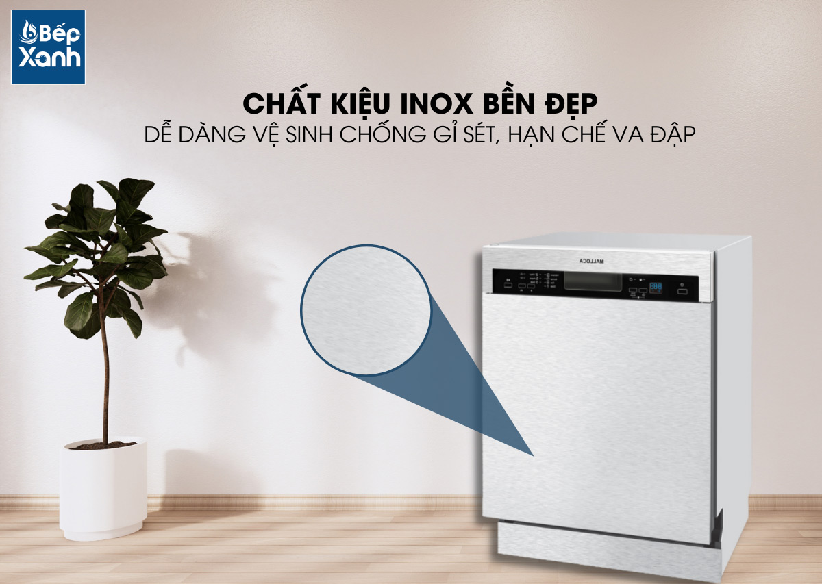 Chất liệu inox bền đẹp