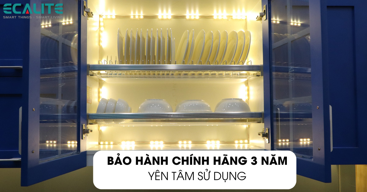 Kệ chén cố định tủ trên Ecalite EL-BR80S bảo hành chính hãng