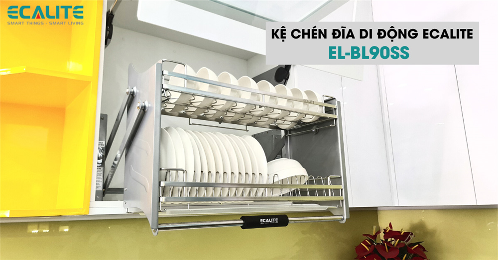 Kệ chén di động Ecalite EL-BL90SS