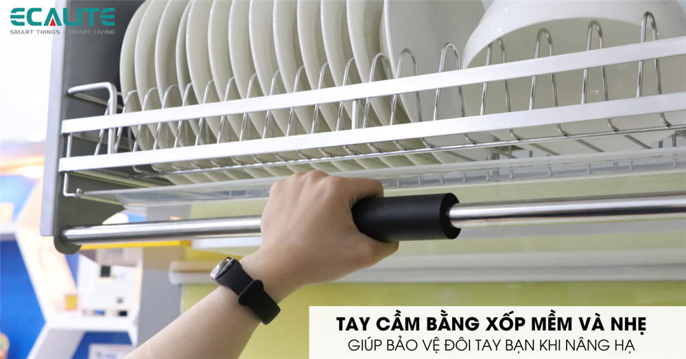 Tay cầm bằng xốp mềm và nhẹ