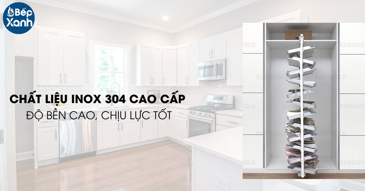 Kệ giày thông minh Eurogold EUA1308 chất liệu Inox 304 cao cấp
