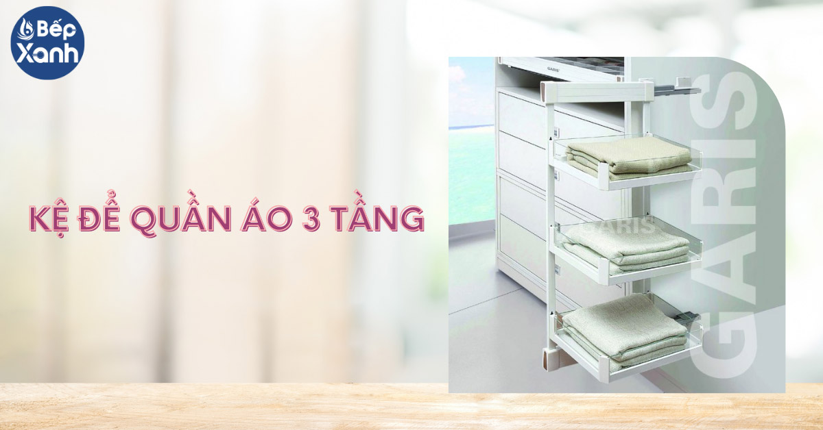 Kệ để quần áo 3 tầng Garis