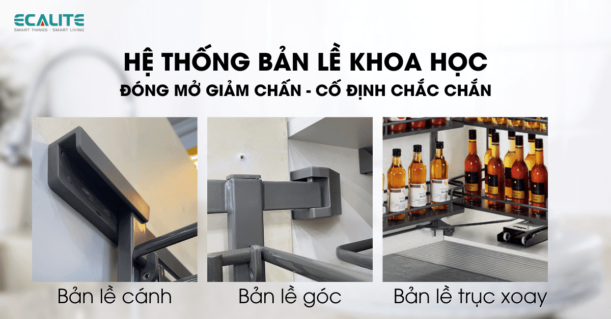 bản lề tủ đồ khô 6 tầng Ecalite EKA-N200060B