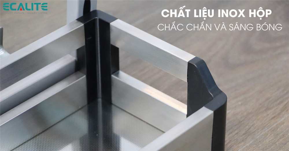 Chất liệu inox hộp cao cấp