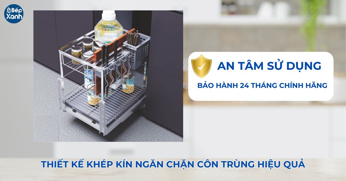 Kệ đựng dao thớt Grob GC304-20 bảo hành 24 tháng