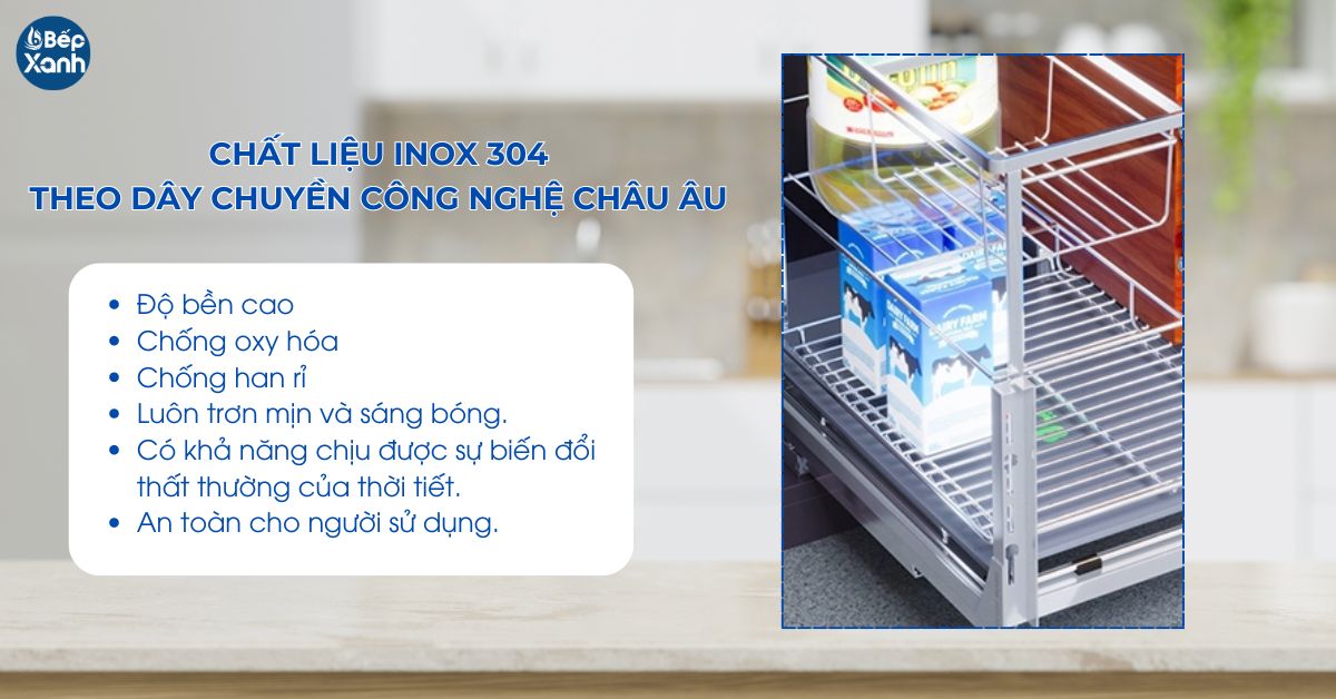 Kệ đựng dao thớt Grob GC304-20 hoàn thiện từ inox 304