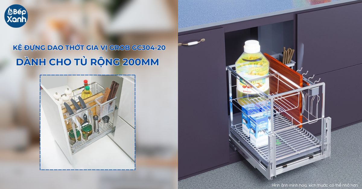 Kệ đựng dao thớt Grob GC304-20