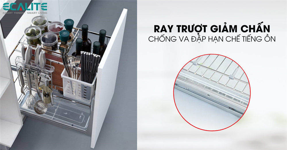 Ray trượt giảm chấn va đập mạnh