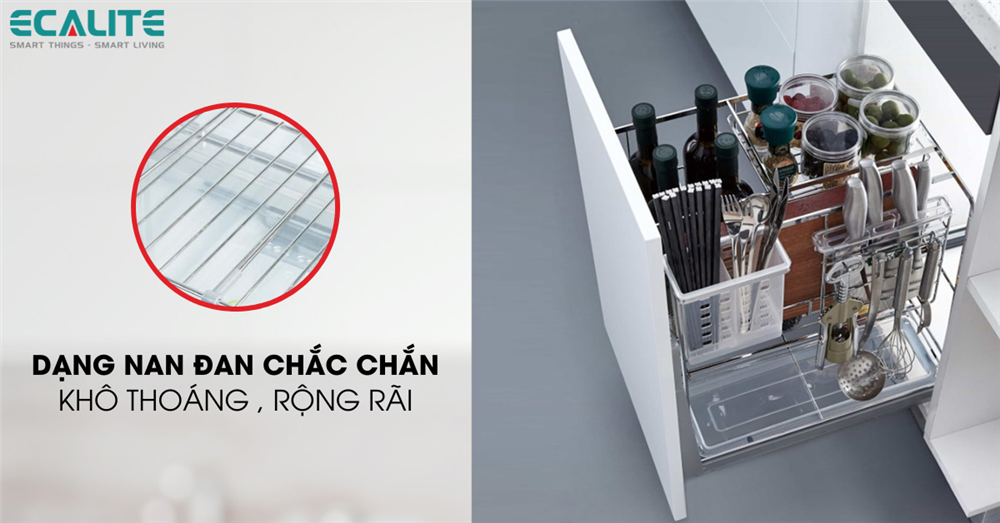 Các thanh nan đan chắc chắn 