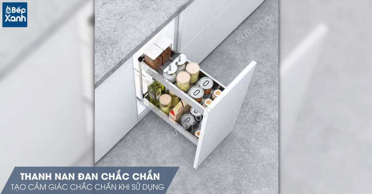 Các thanh nan đan chắc chắn