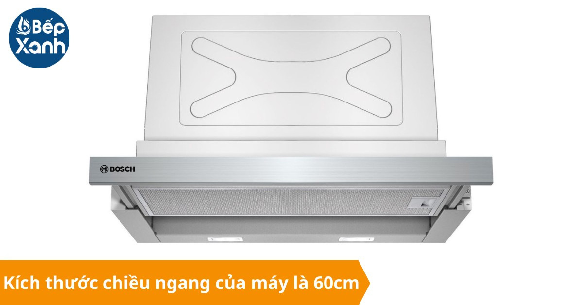 Kích thước chiều ngang 60cm 