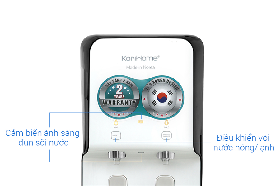 Bình nước nóng lạnh - Máy lọc nước RO nóng lạnh Korihome WPK-838 Bình nước nóng lạnh - Máy lọc nước RO nóng lạnh Korihome WPK-838