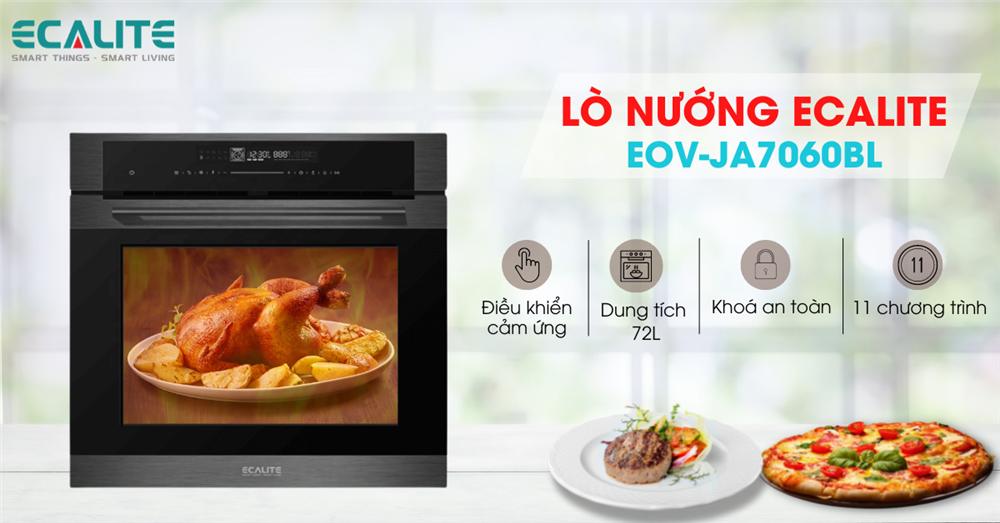 Lò nướng Ecalite EOV-JA7060BL