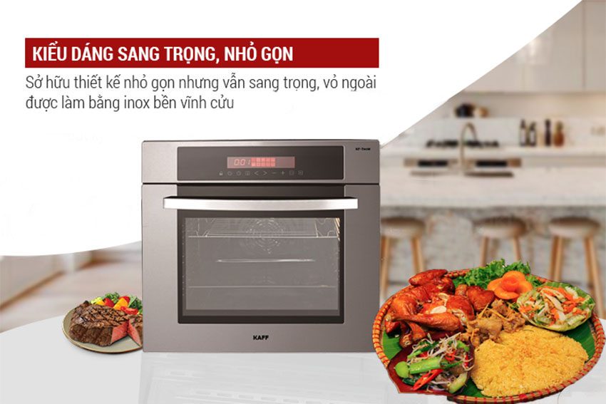 Chất liệu của lò nướng âm tủ Kaff KF-T90M