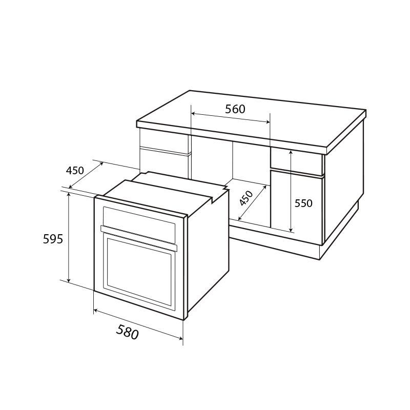  Thông số kỹ thuật của lò nướng kết hợp vi sóng Kaff KF-OMS44L