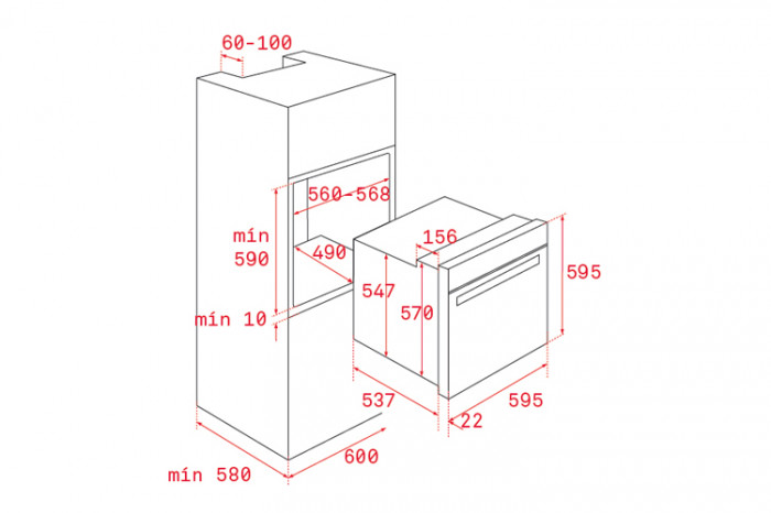 Lò nướng Teka HSB 610 chính hãng