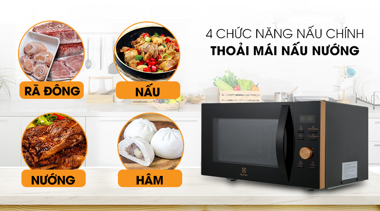 Chức năng - Lò vi sóng EMC25D59EB 25 lít