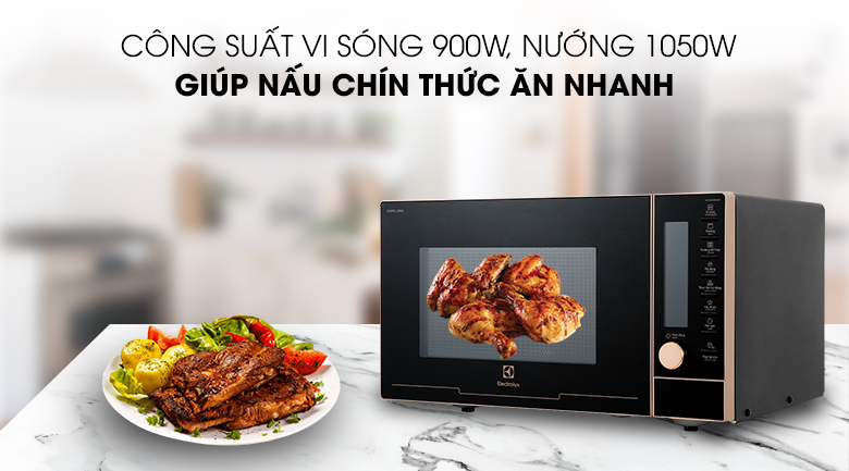 Công suất Lò vi sóng Electrolux EMG25D89GGP 25 lít Công suất Lò vi sóng Electrolux EMG25D89GGP 25 lít