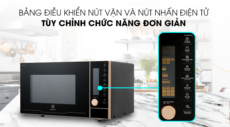 Bảng điều khiển Lò vi sóng Electrolux EMG25D89GGP 25 lít Bảng điều khiển Lò vi sóng Electrolux EMG25D89GGP 25 lít