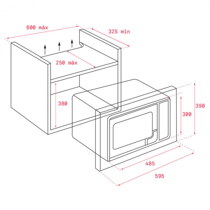 Lò vi sóng Teka ML 820 BI