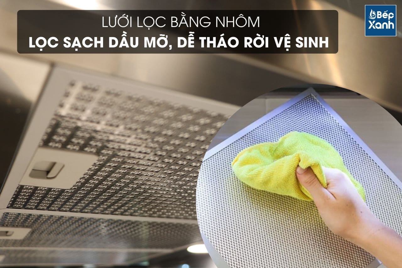 Lưới lọc mỡ hợp kim nhôm