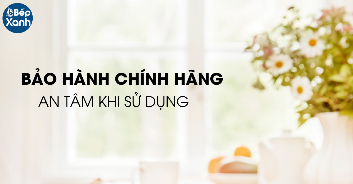 Bảo hành chính hãng an tâm sử dụng