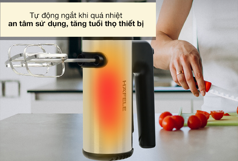 Máy đánh trứng cầm tay Hafele HH-B400A - Tự động ngắt khi quá nhiệt