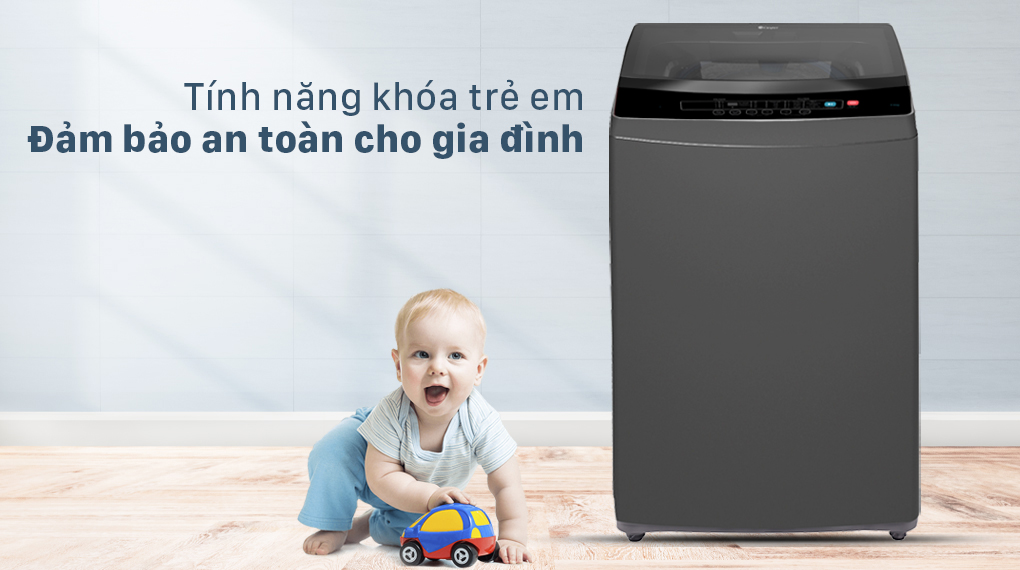 Máy giặt Casper 7.5 kg WT-75N70BGA - Khóa trẻ em