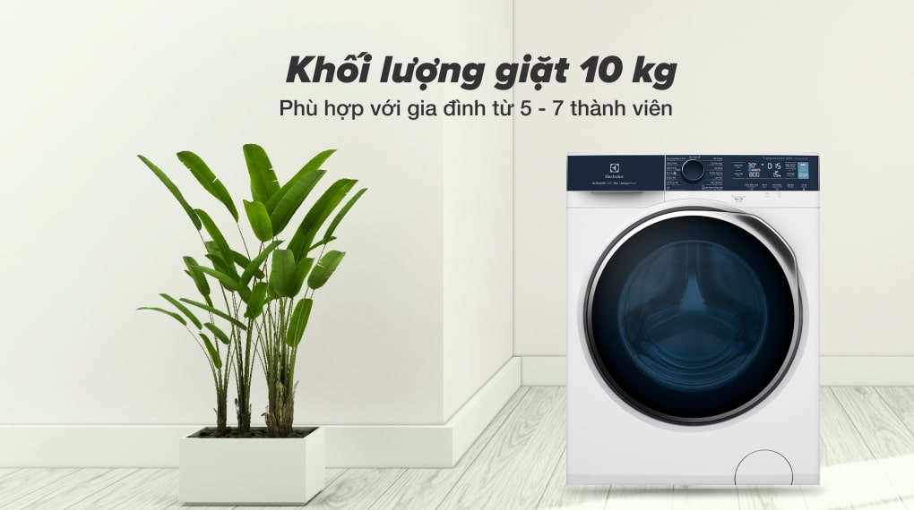 Máy giặt Electrolux Inverter 10 kg EWF1042Q7WB - Khối lượng giặt