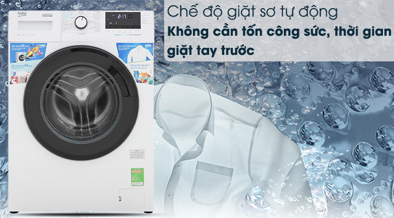 Máy giặt Beko WCV10612XB0ST -Chế độ sợ tự động