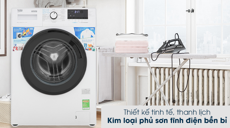 Máy giặt Beko WCV10612XB0ST - Thiết kế tinh tế, thanh lịch