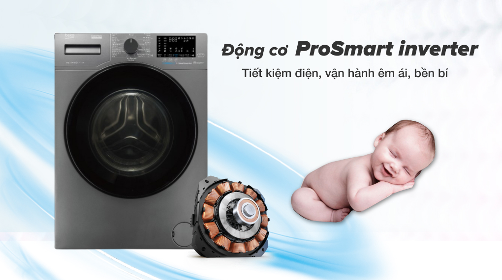 Máy giặt Beko WCV10648XSTM - Công nghệ Prosmart Inverter