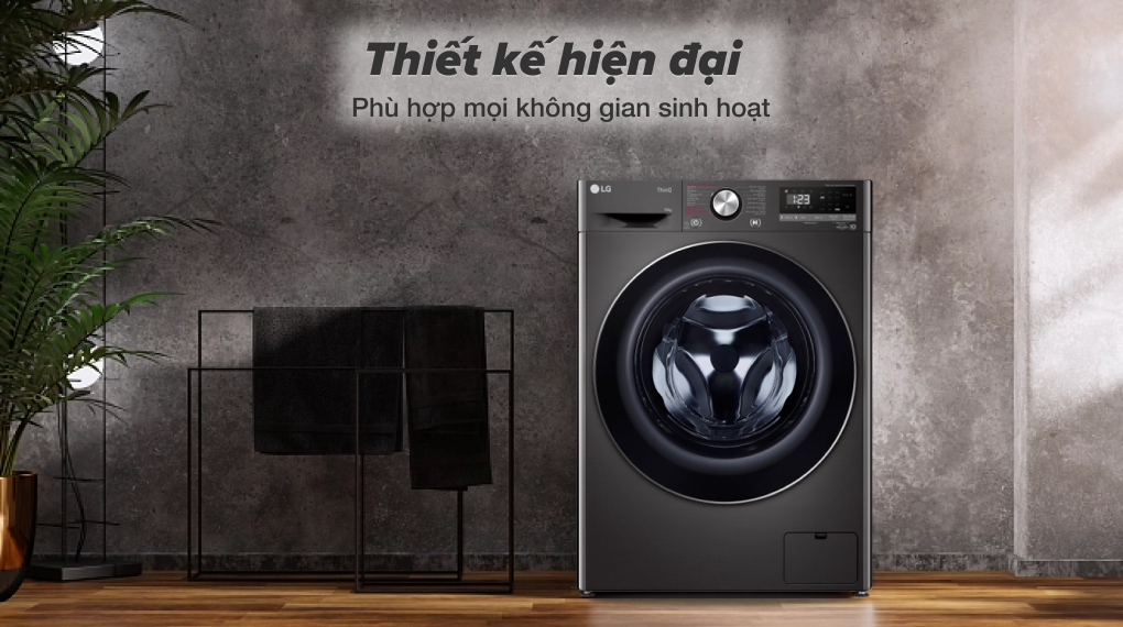 Máy giặt LG Inverter 10 kg FV1410S4B - Thiết kế Máy giặt LG Inverter 10 kg FV1410S4B - Thiết kế