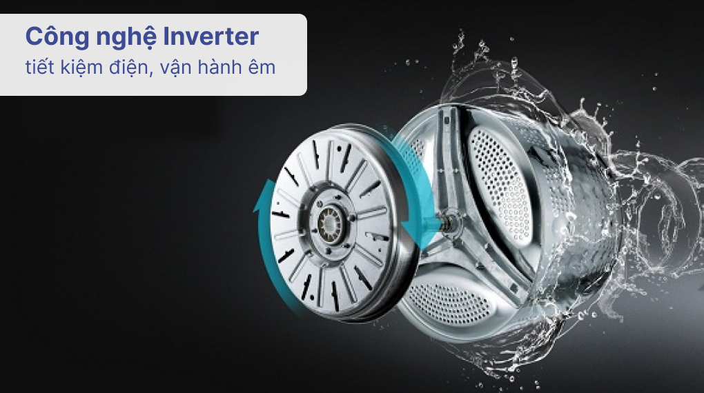 Máy giặt LG Inverter 10 kg FV1410S4W1 - Công nghệ tiết kiệm điện Máy giặt LG Inverter 10 kg FV1410S4W1 - Công nghệ tiết kiệm điện