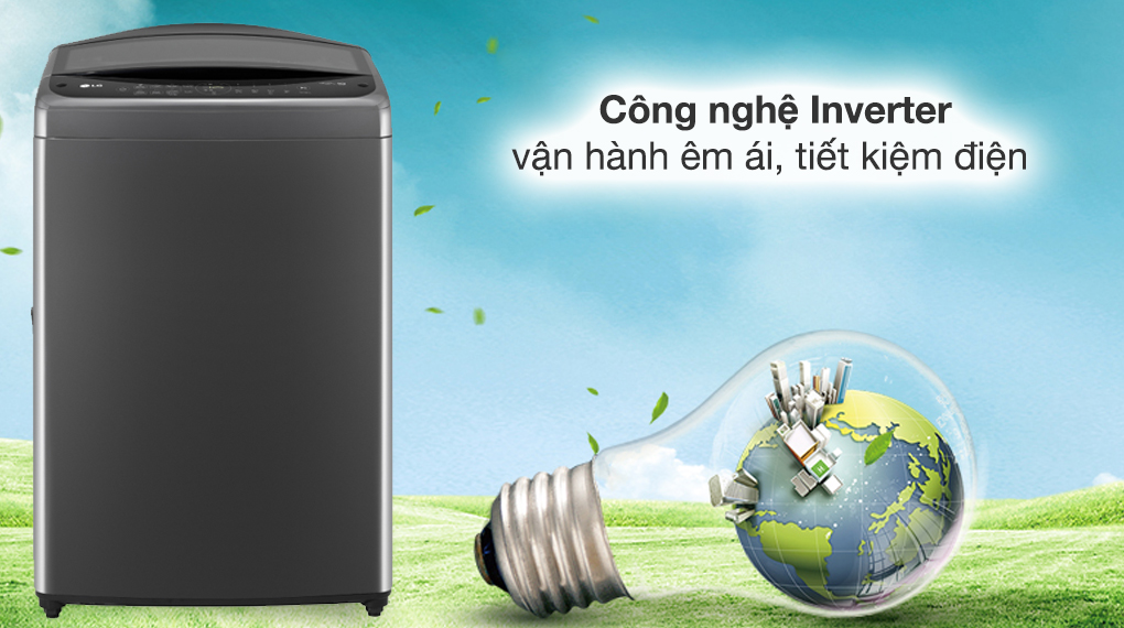 Máy giặt LG Inverter 16 kg TV2516DV3B - Động cơ - Công nghệ tiết kiệm điện Máy giặt LG Inverter 16 kg TV2516DV3B - Động cơ - Công nghệ tiết kiệm điện