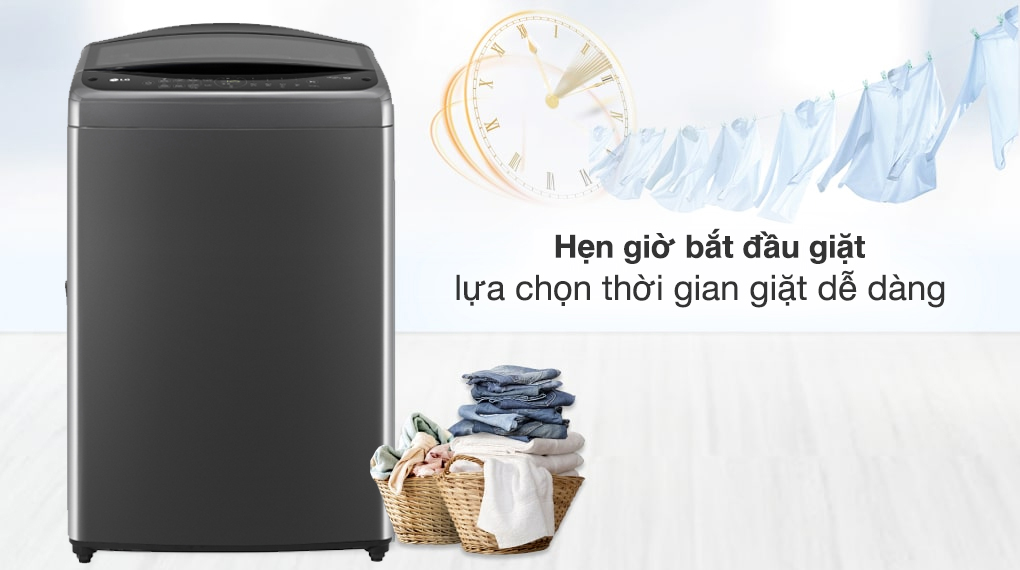 Máy giặt LG Inverter 16 kg TV2516DV3B - Tiện ích Máy giặt LG Inverter 16 kg TV2516DV3B - Tiện ích