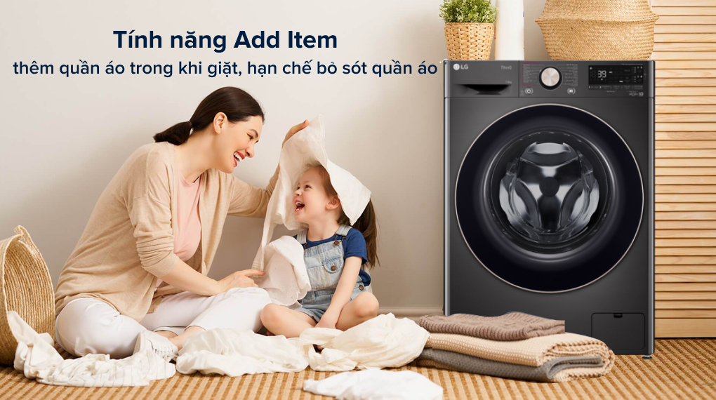 Máy giặt LG FV1414S3BA - Tiện ích Máy giặt LG FV1414S3BA - Tiện ích