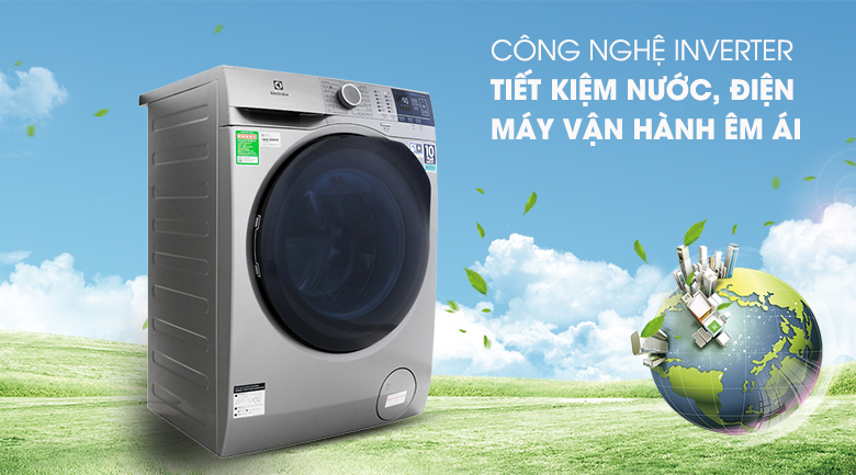 Công nghệ Inverter - Máy giặt Electrolux Inverter 9 kg EWF9024ADSA