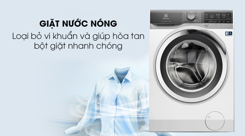 Máy giặt Electrolux Inverter 11 kg EWF1142BEWA - giặt nước nóng loại bỏ vi khuẩn hiệu quả Máy giặt Electrolux Inverter 11 kg EWF1142BEWA - giặt nước nóng loại bỏ vi khuẩn hiệu quả