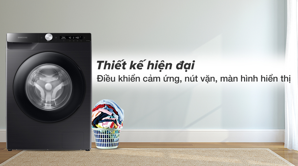 Hiện đại, dễ dùng - Máy giặt Samsung Inverter 13 kg WW13T504DAB/SV Hiện đại, dễ dùng - Máy giặt Samsung Inverter 13 kg WW13T504DAB/SV