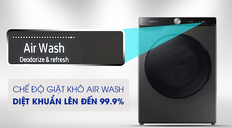 Máy giặt sấy Samsung WD14TP44DSB/SV - Air Wash