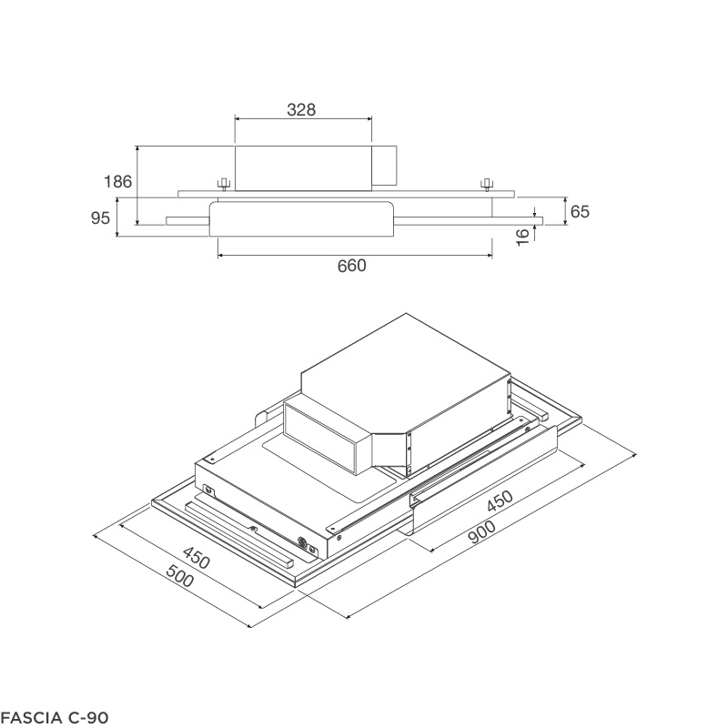 MÃ¡y hÃºt khÃ³i, khá»­ mÃ¹i FASCIA C-90