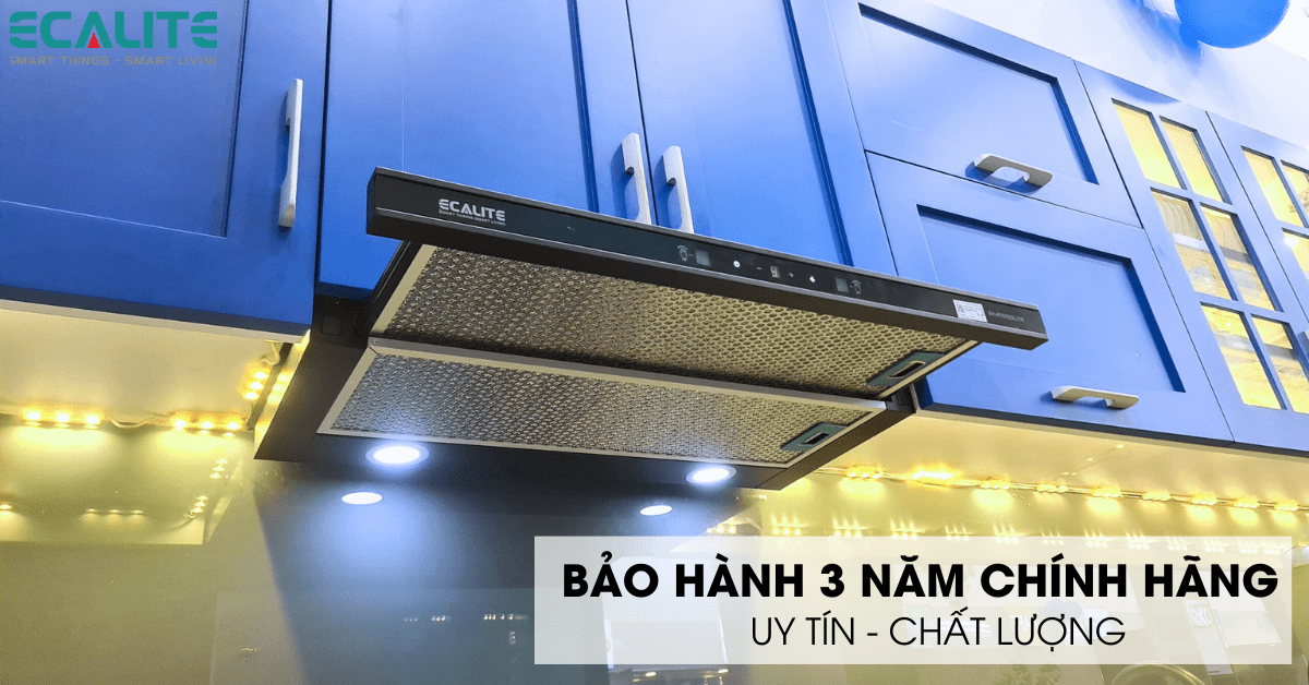 Máy hút mùi âm tủ Ecalite EH-ATS7023 LITE bảo hành 3 năm