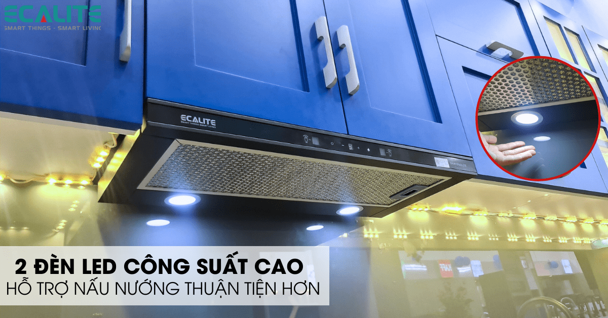 Hệ thống đèn LED chiếu sáng tiện lợi.