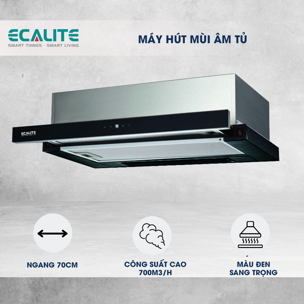 Máy Hút Mùi Âm Tủ 70cm Ecalite EH-AT700T