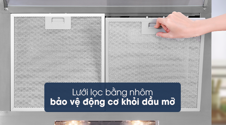Máy hút mùi Pramie CL9S-700 - Lưới lọc