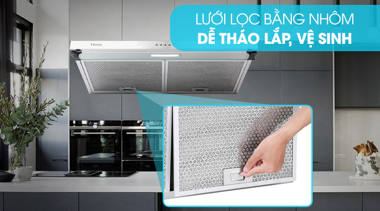 Bộ lưới lọc - Máy hút mùi âm tủ TEKA CH 1070BG