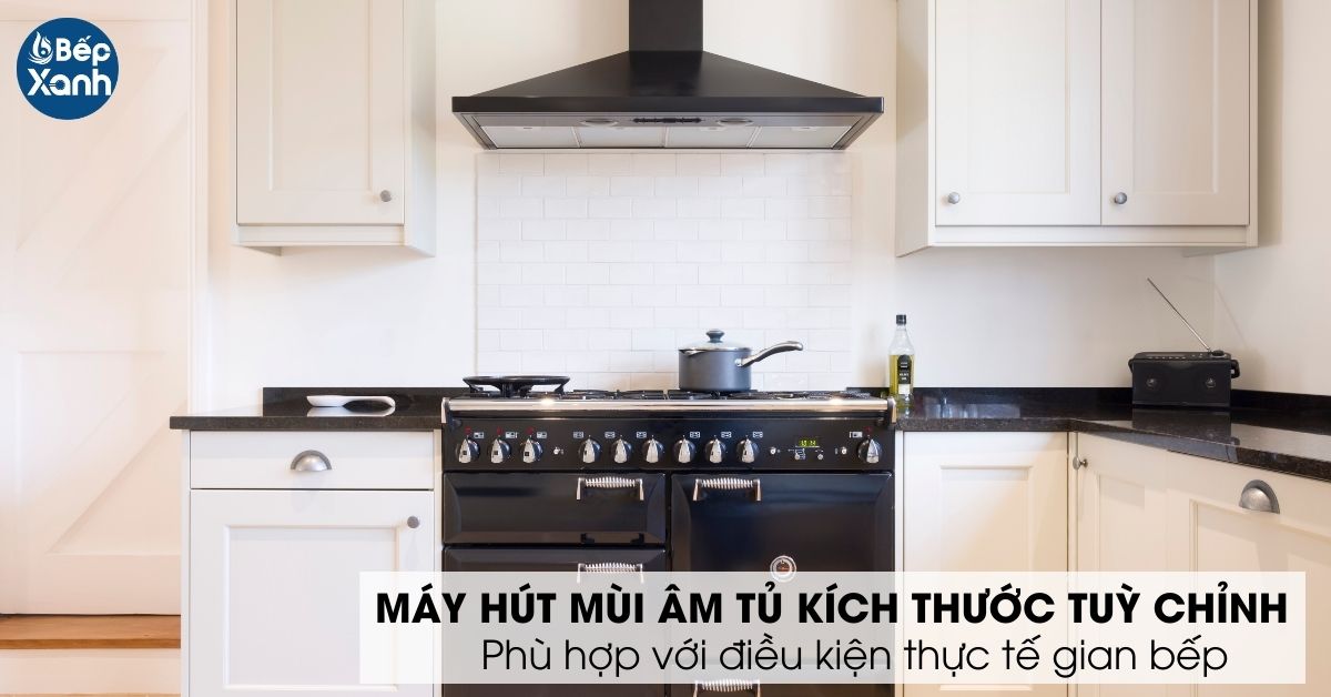 máy hút mùi âm tủ kích thước tuỳ chỉnh