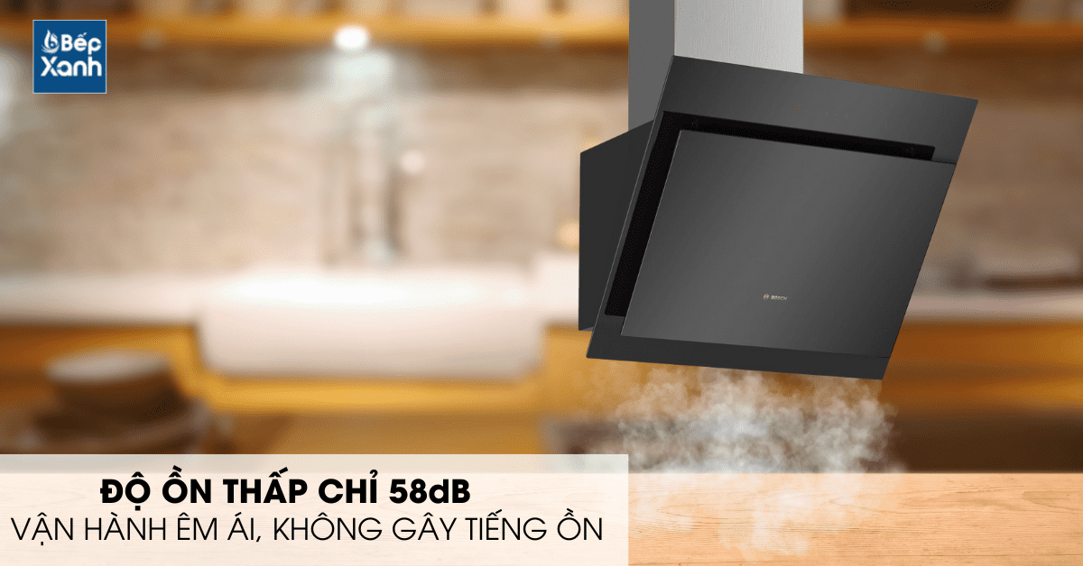 Độ ồn thấp chỉ 58 dB